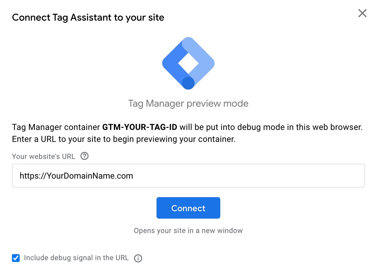 preview mode - Google Tag Manager