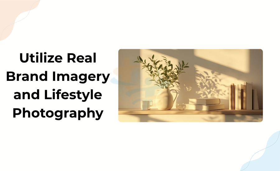 Utilize Real Brand Imagery and Lifestyle Photography