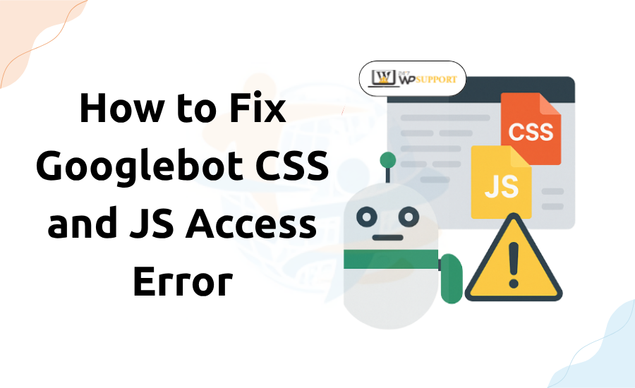 Googlebot CSS and JS Access Error