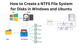 How to Create a NTFS File System for Disks in Windows and Ubuntu??