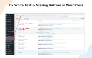 fix white text and missing buttons