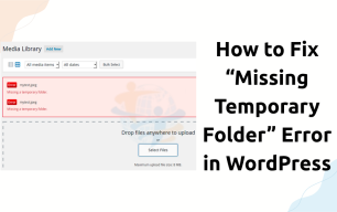 Missing Temporary Folder