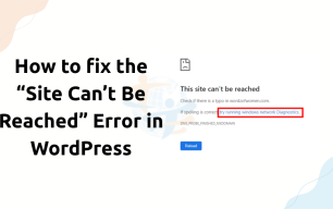 "Site Can’t Be Reached"