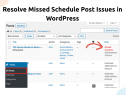 Missed Scheduled Post error